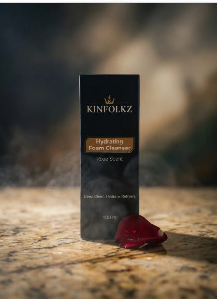 KINFOLKZ Hydrating Foam Cleanser – Rose Scent