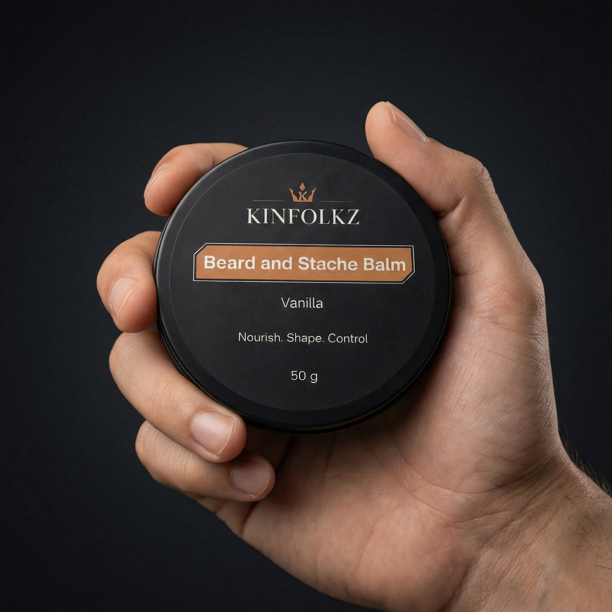 KINFOLKZ Beard and Stache Balm - Vanilla