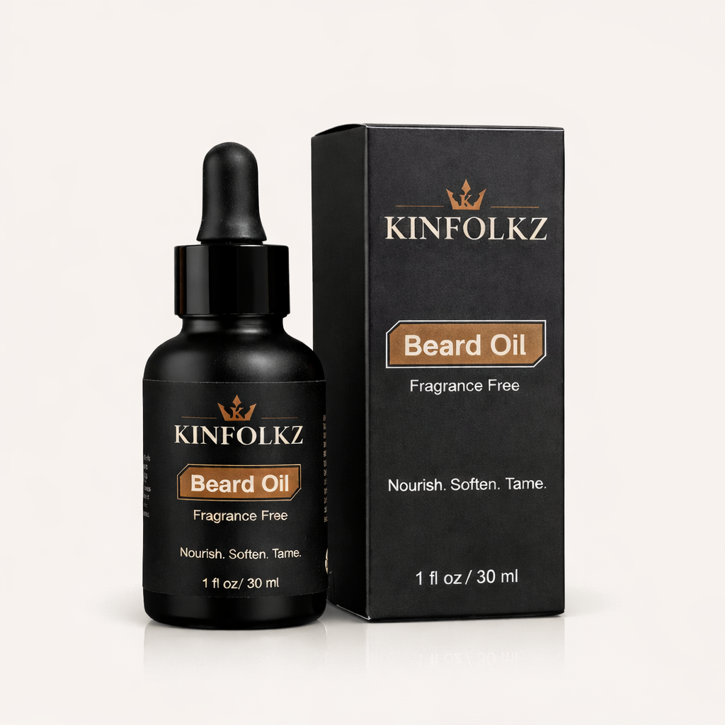 KINFOLKZ Beard Oil – Fragrance-Free